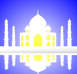 Taj Mahal Illustration