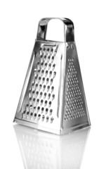 Metal grater, isolated on white