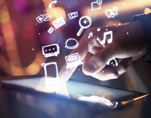 social media concept