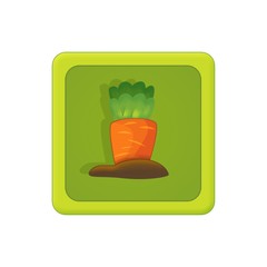 The illustration of farm element - vegetables