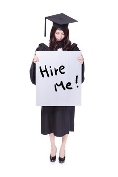 woman graduate student unemployment