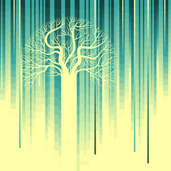abstract tree, symbol of nature