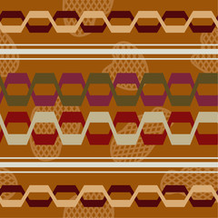 Seamless texture with an orange background