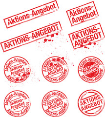 stempel_aktions_angebot - obrazy, fototapety, plakaty