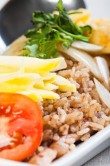 nasi goreng or fried rice in malay