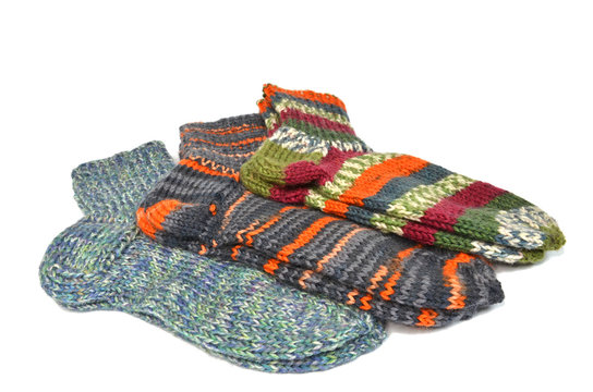 gestrickte Socken