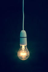 Light bulb turned on