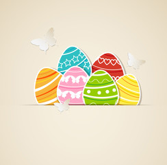 Paper Easter background