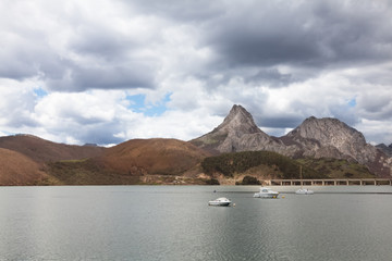 Embalse de Ria&ntilde;o en Espa&ntilde;a