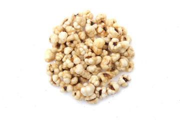 Dried millet isolated on white background