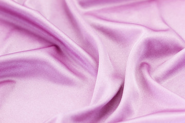 Soft lilac silk fabric