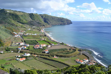 Azores, Santa Maria, Praia Formosa - beach with white sand