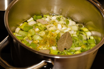 Lauchcremsuppe