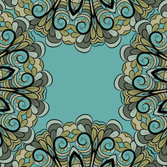Green-gray frame