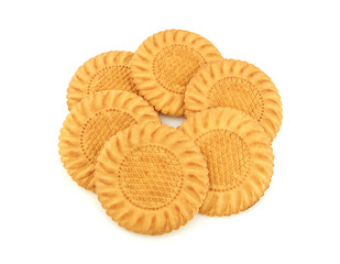 Cookies isolated on a white background