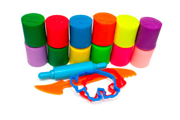 plasticine and tools