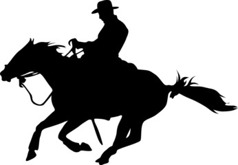 Quarter Horse - Western - Cowboy © BarefootBornDesign