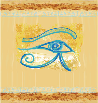 eye of horus - vintage background