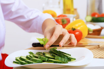 Fresh cut vegetables