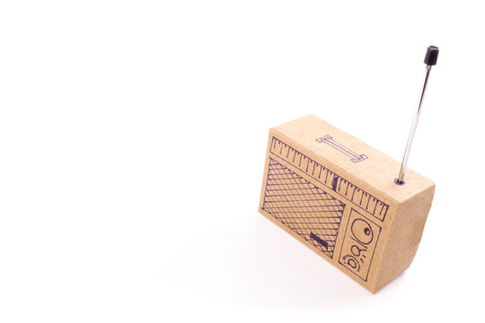 Radio cardboard
