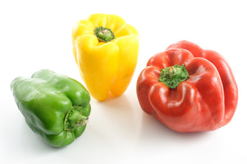 Bell peppers colors