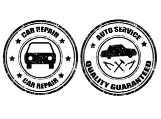 Auto service stamp