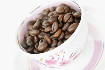 Coffee grunge background