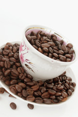 Fototapeta premium Coffee grunge background