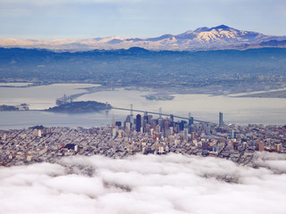 Aerial Photograph of San Francisco and The Bay Area