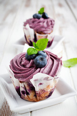 Blueberry cupcakes