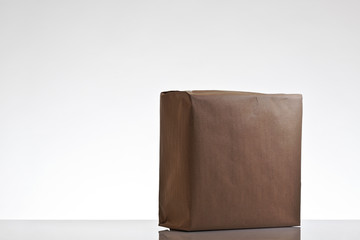 parcels wrapped up in brown papper