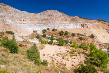 Fototapeta premium Quarry on the coast of Crete, Greece