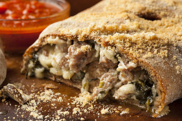 Fresh Homemade Italian Calzone
