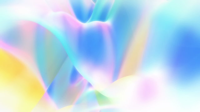 Clouze - Glass-like Pastel Organic Video Background Loop