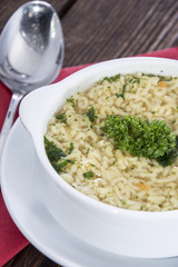 Homemade Alphabet Soup