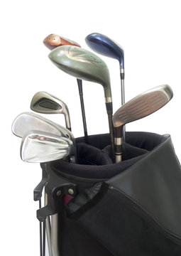 Golf Equipments  in bag.