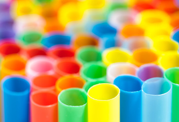 Many color cocktail straws