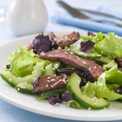 Ostrich (beef) salad