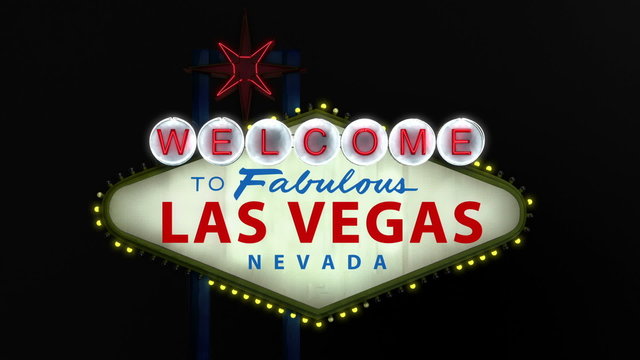 Welcome to Las Vegas Sign Looping