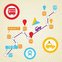 Travel and Transport Icons