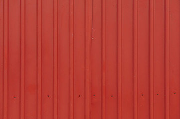 Fototapeta premium red orrugated steel sheet