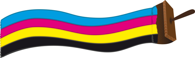 Кисть CMYK