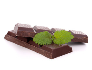Chocolate bars stack