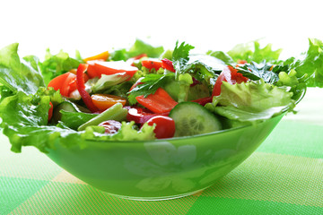salad with vegetable