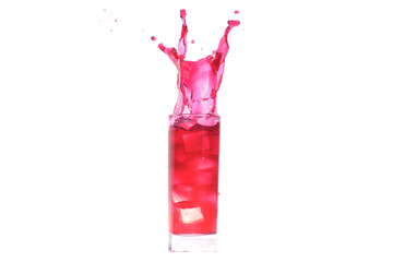 cocktail splashing