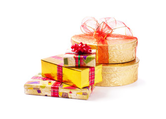 Obraz premium gifts isolated on white