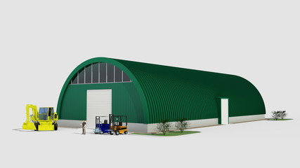 Big green hangar