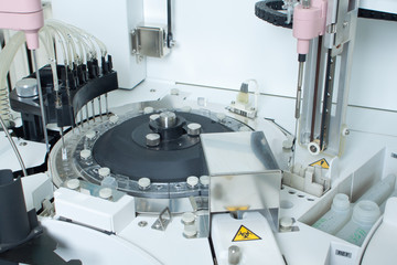 Lab analyzing equipment