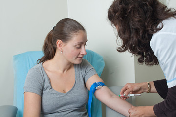 Drawing blood procedure