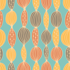 Fototapeta premium Beautiful seamless pattern with bright garland